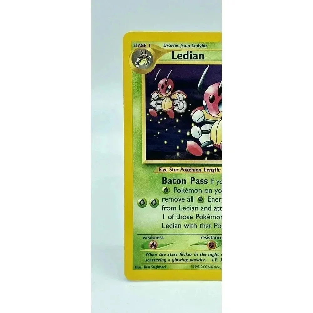 Ledian 39/111 Neo Genesis Non Holo Vintage 2000 Pokémon‎ Card TCG Near Mint WOTC